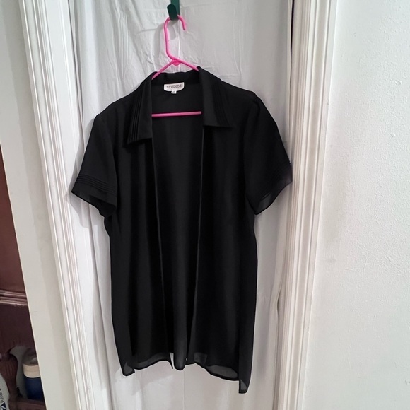 STUDIO black sheer cover up size 16 - Picture 1 of 3